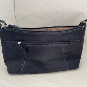 Leather Navy Bag